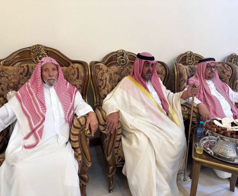 الشيخ فيصل ابو ربعه في ضيافة الشيخ غازي بن جمعان بن حماد