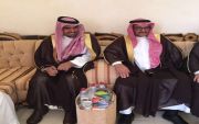 تشرف الشيخ سعود بن صنت بن حمدي الفريدي في زيارة عدداً من الشيوخ والأعيان في منزله بالخصيبه